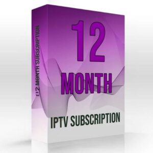 IPTV 12 Months Subscription
