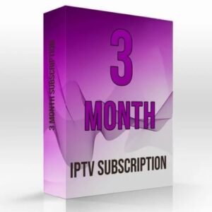 IPTV 3 months subscription